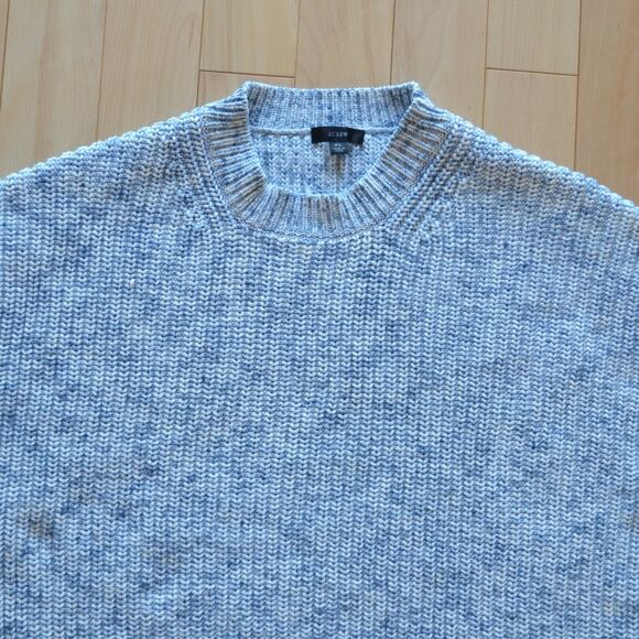 NWT J Crew Knit Sweater Blue Size XL - Picture 2 of 6